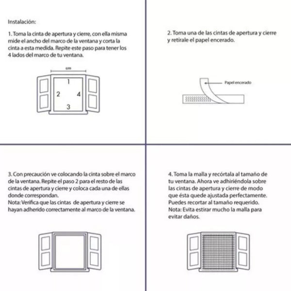 Mosquitera de Ventana 150x180 · Foto proveedor 4