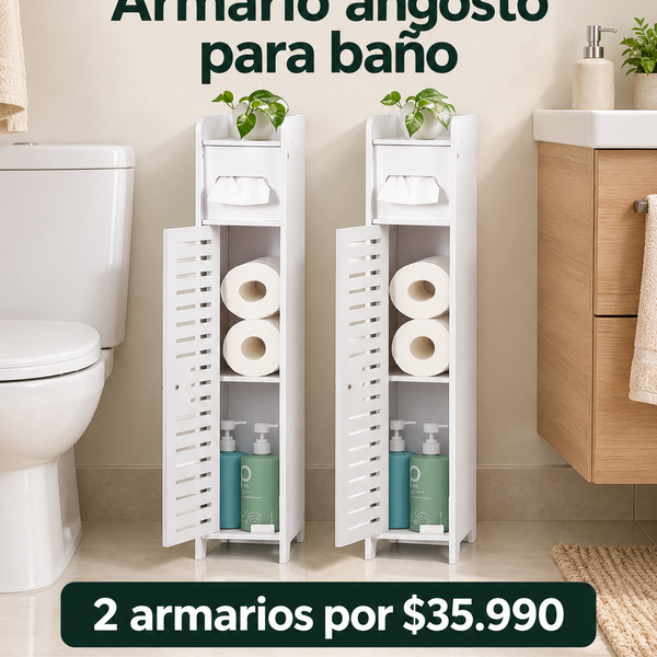 Armario angosto para baño · Oferta 2x1 Black Friday 2026