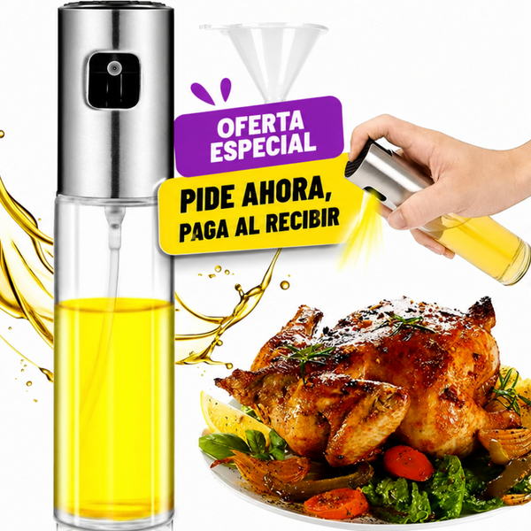 🎁 Pack pulverizadora de aceite y vinagre 25% OFF + Envío gratis