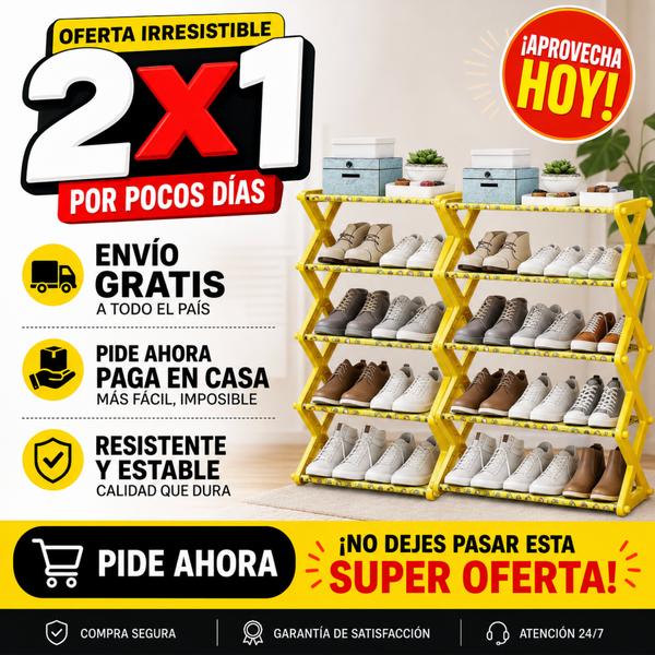 Zapatera Mágica Zig-Zag | Oferta 2x1 válida por pocos días