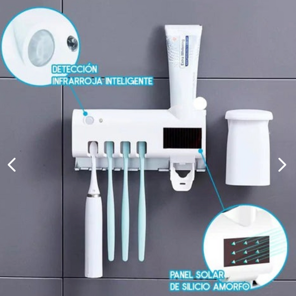 Esterilizador UV de Cepillos + Dispensador de Pasta Automático + Envío Gratis
