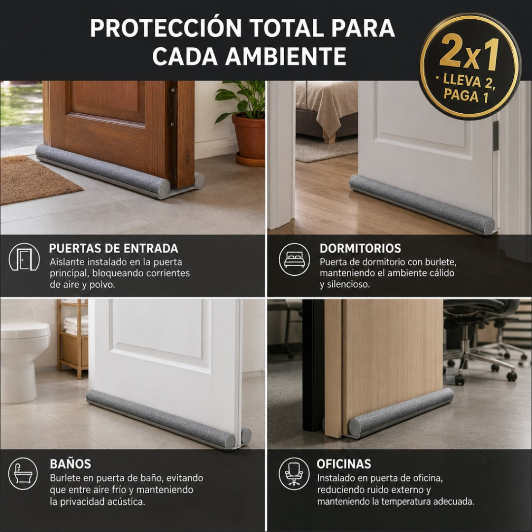 Aislante de Puerta Autoadhesivo