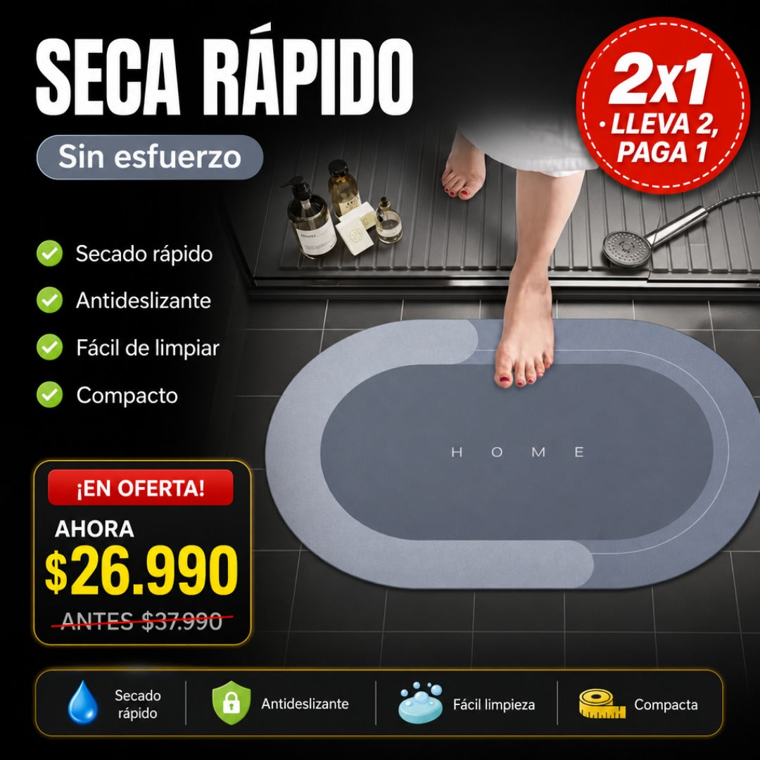 Alfombra Secado Rápido Innovadora