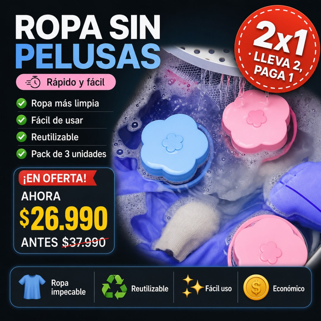 Atrapa Pelusa Lavadora X3