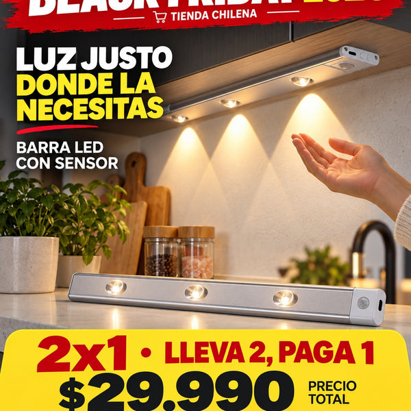 Barra LED con Sensor 2x1 por $29.990