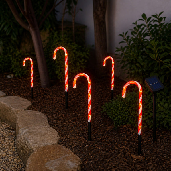 Bastones Solares Navideños