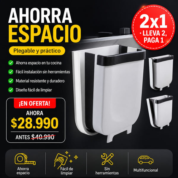 Basurero Plegable con Protección