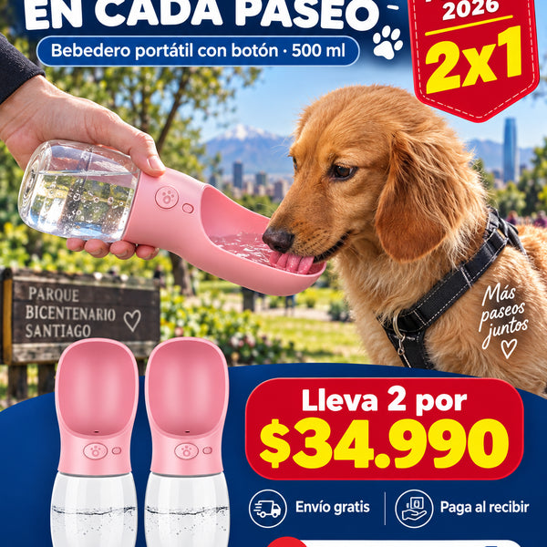 Bebedero Portátil con Botón 2x1 por $34.990 · Envío gratis y pago al recibir