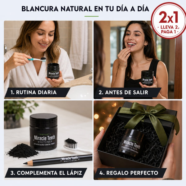 Blanqueador de Dientes de Coco 20g