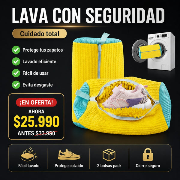 Bolsas para Lavar Zapatillas Pack de 2 + Envío Gratis