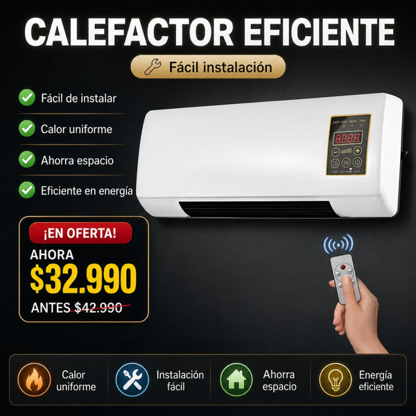 Calefactor Para Pared Eficiente