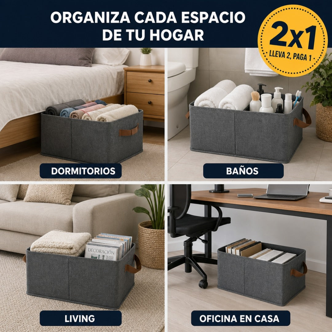 Canasta Caja Organizadora Plegable