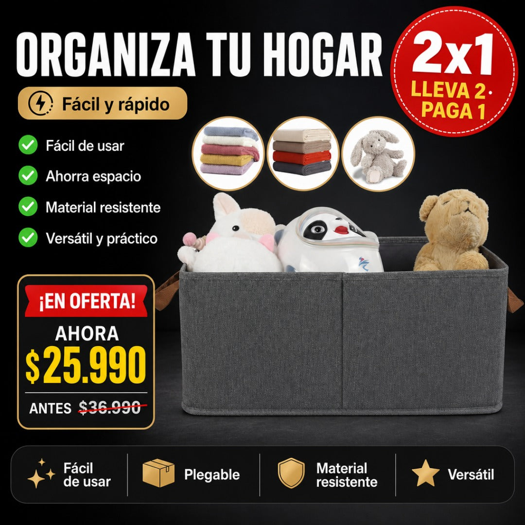 Canasta Caja Organizadora Plegable