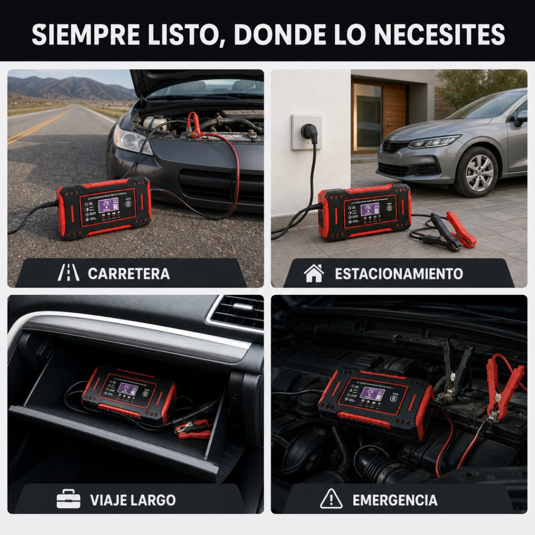 Cargador Inteligente de Batería Auto