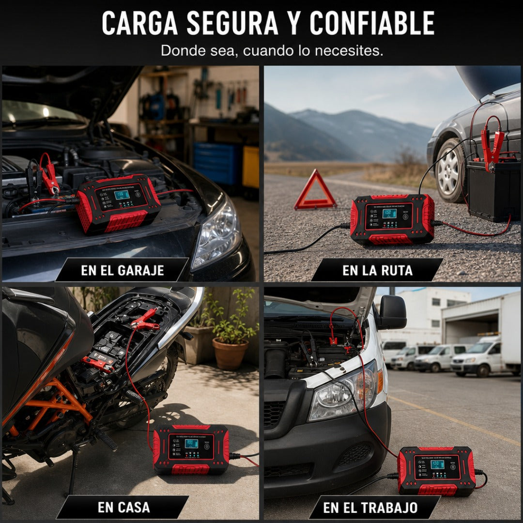 Cargador Reparador Automático de Baterías