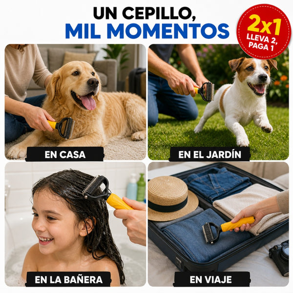 Cepillo corta nudos para pelo