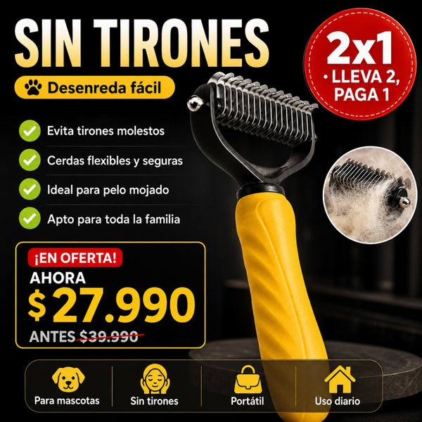 Cepillo corta nudos para pelo