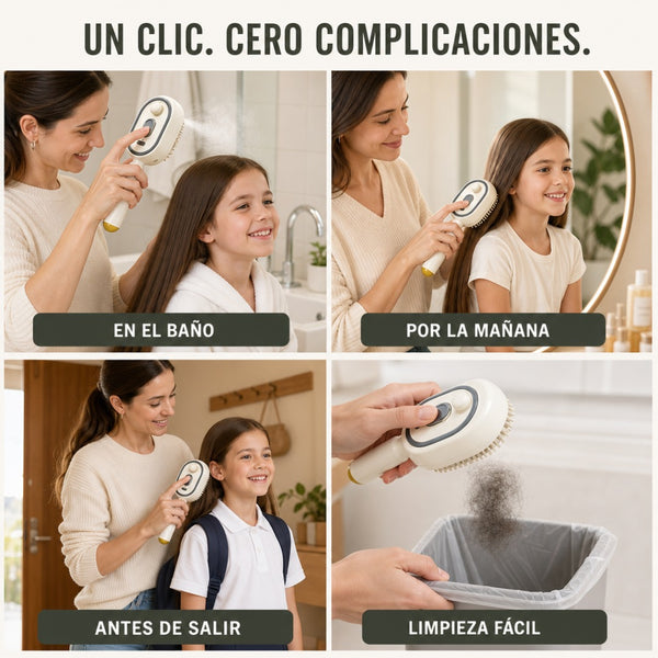 Cepillo Desenredante Autolimpiante