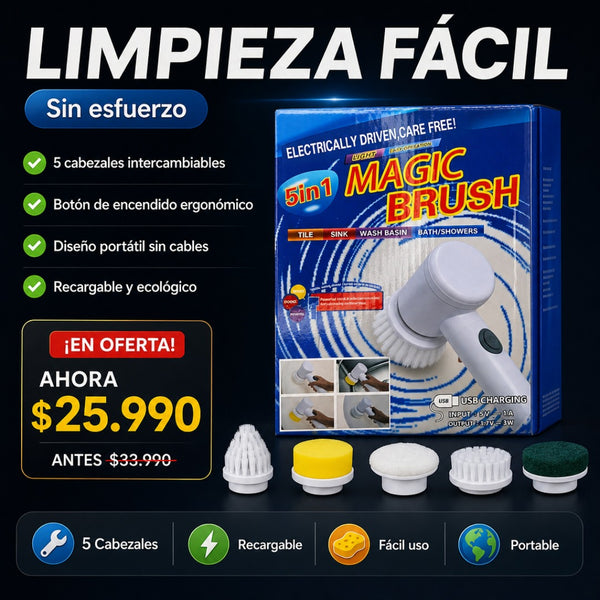 Cepillo Eléctrico 5 en 1