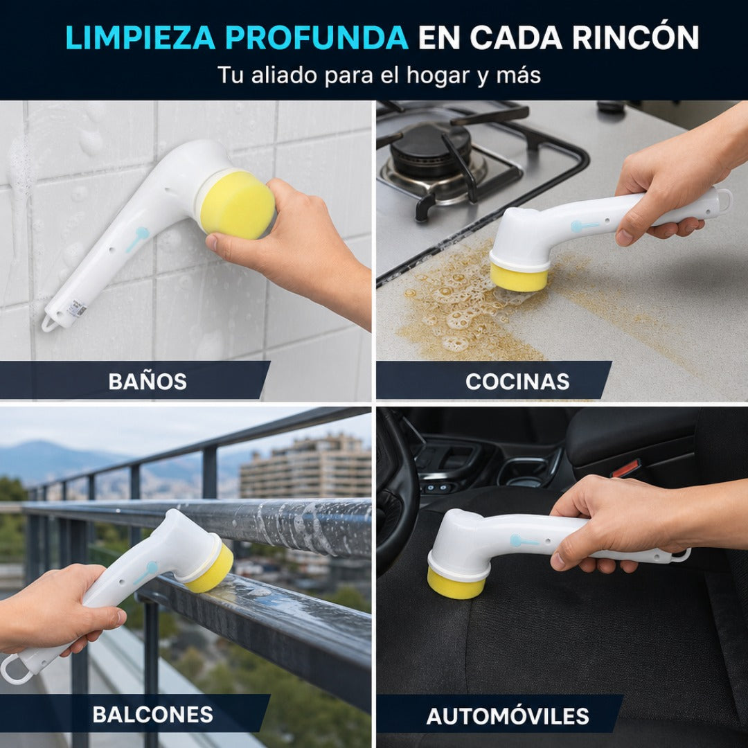 Cepillo Limpieza Eléctrico Inalámbrico