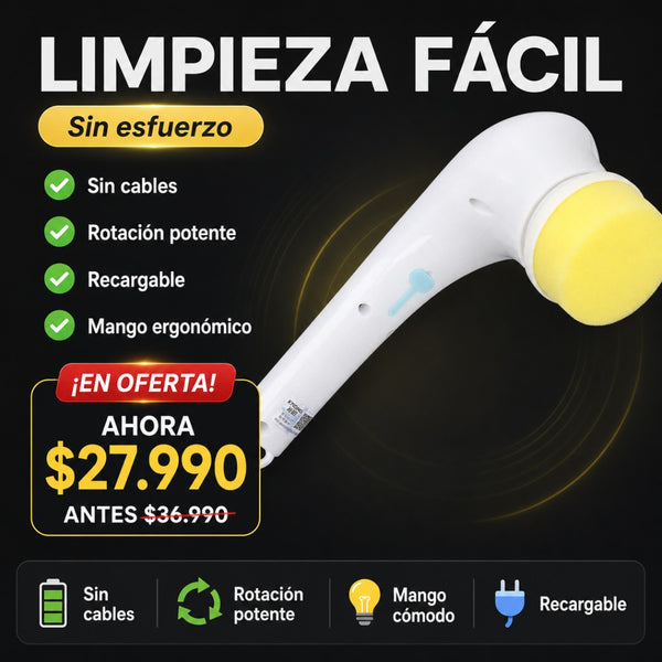 Cepillo Limpieza Eléctrico Inalámbrico