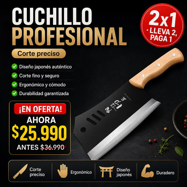 Chef-Grill Cuchillo Japonés Profesional
