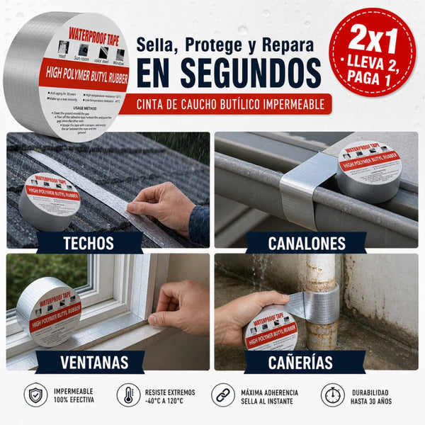 Cinta Impermeable para Goteras