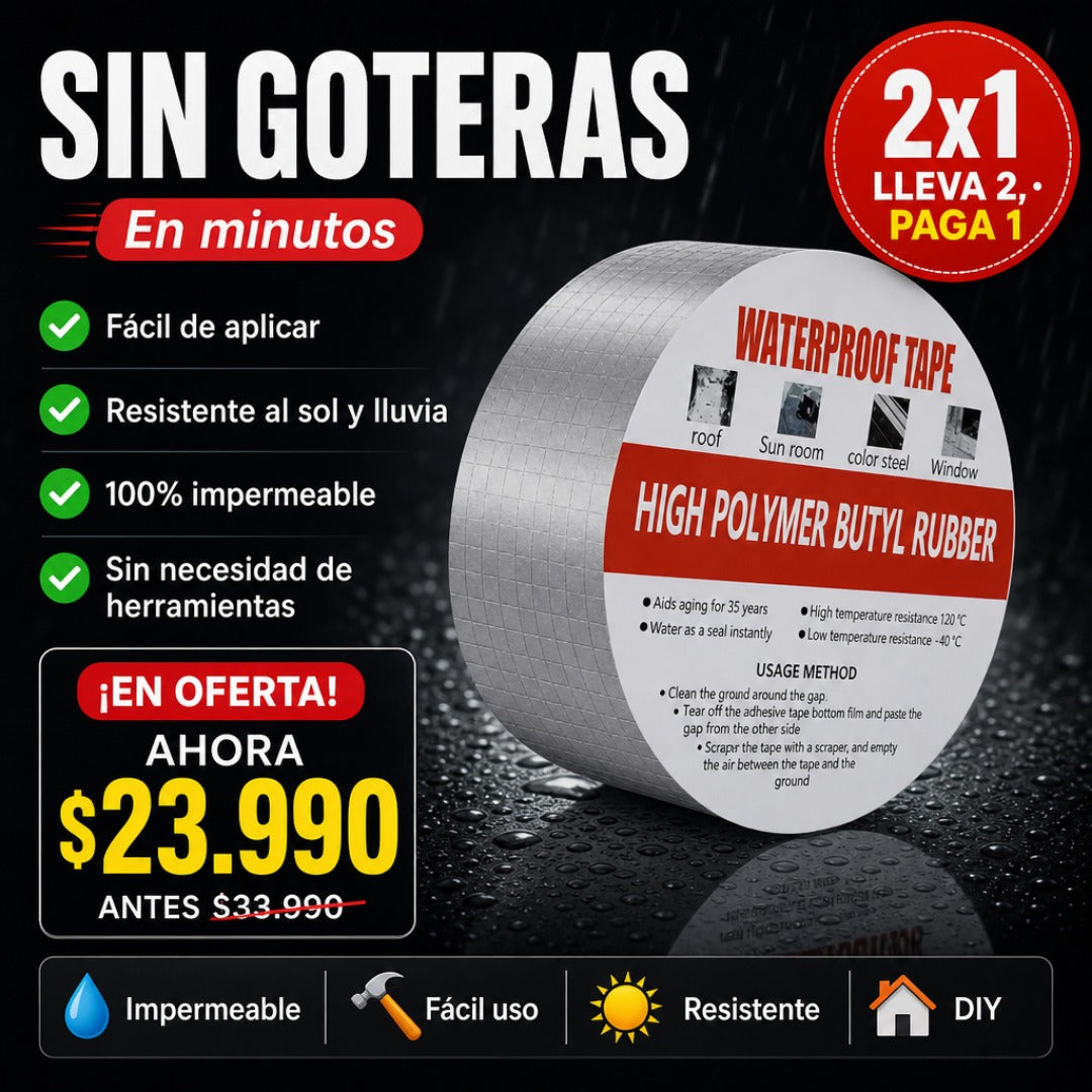 Cinta Impermeable para Goteras