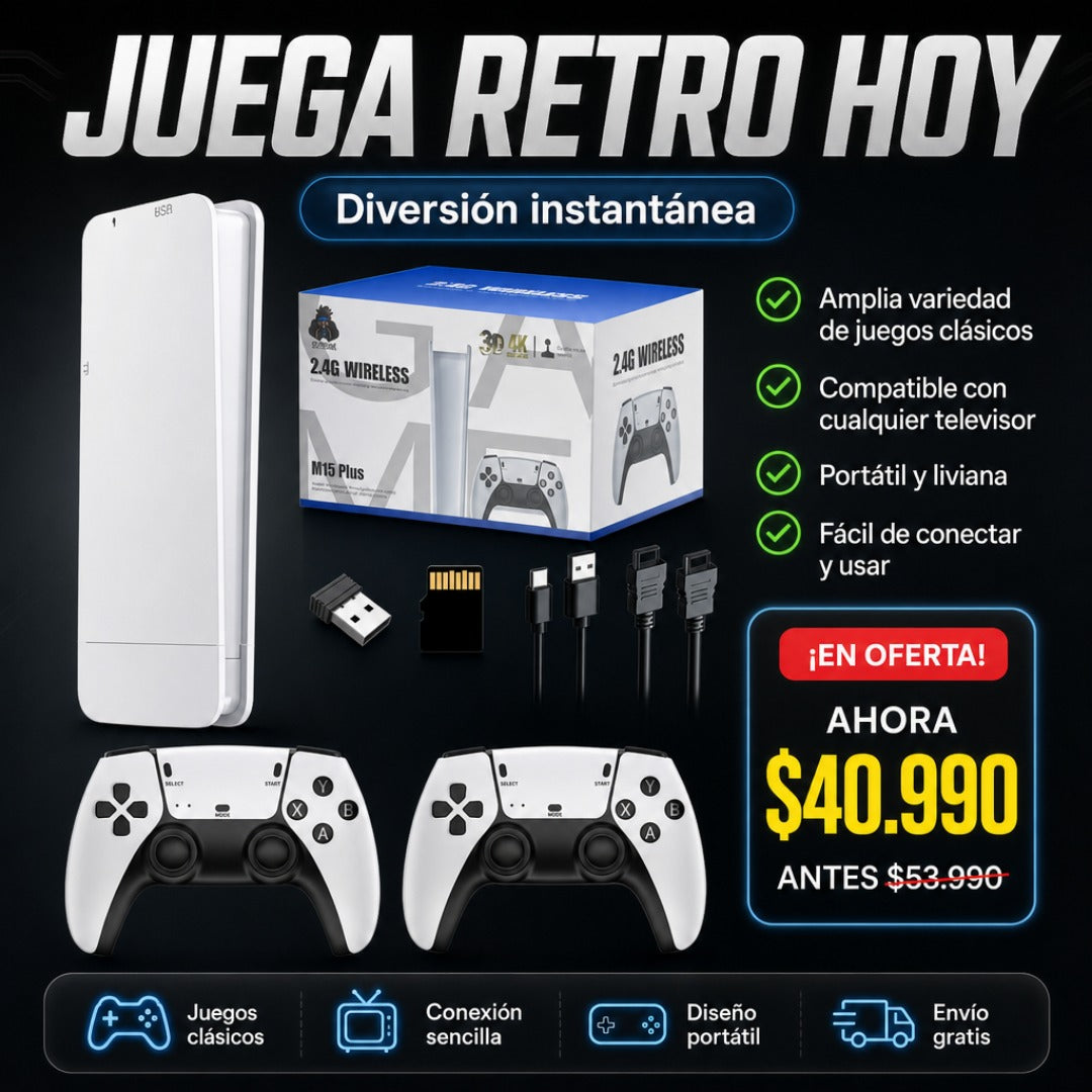 Consola Juego Retro M15