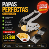 Cortador de Papas Fritas + Envío Gratis + Cuchillos de Cocina de REGALO