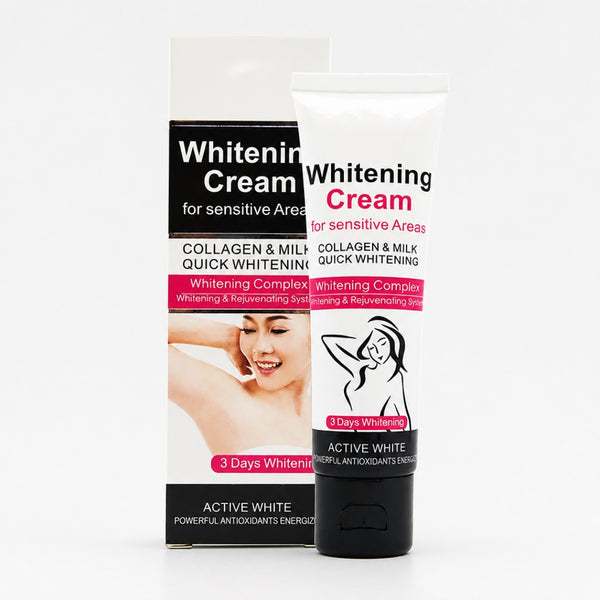 Crema Blanqueadora Axilas + Envío Gratis + Serum Vitamina C y Ácido Hial. de REGALO