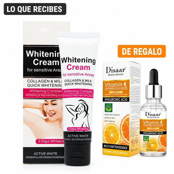 Lo que recibes: producto + Serum Vitamina C y Ácido Hial. de regalo