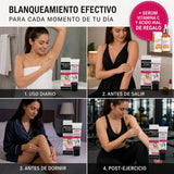 Crema Blanqueadora Axilas + Envío Gratis + Serum Vitamina C y Ácido Hial. de REGALO