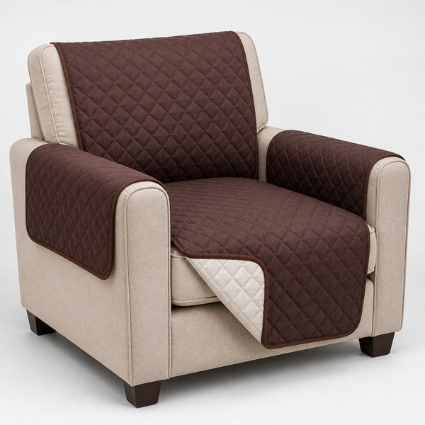 Cubre Sofá Reversible Acolchado