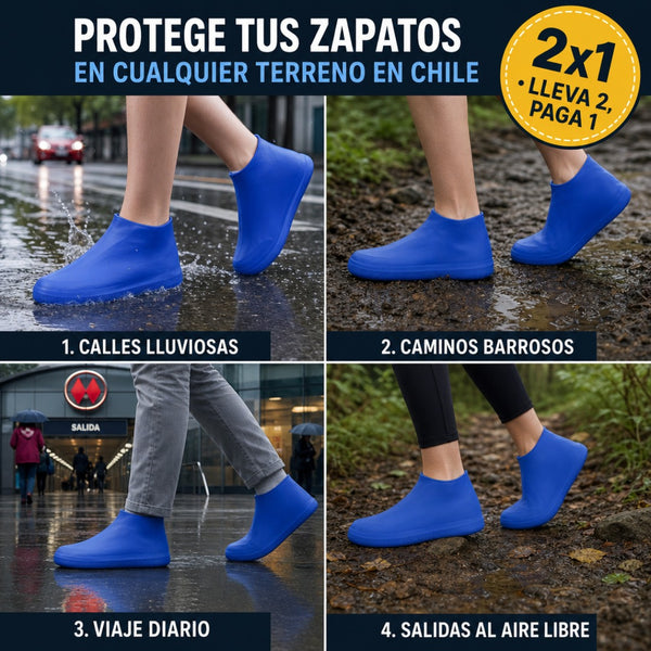 Cubrezapatos impermeables reutilizables