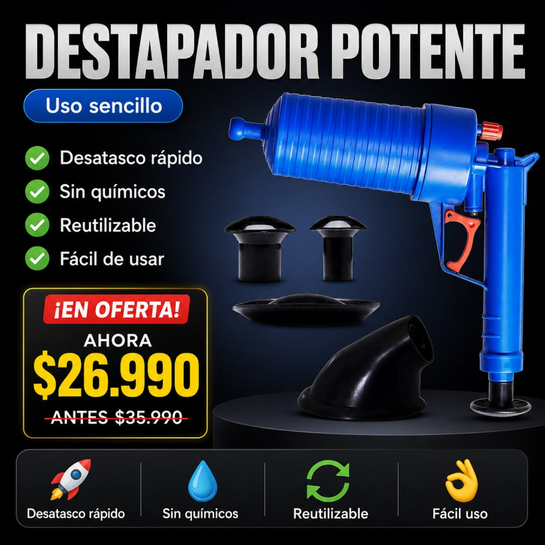 Desatascador de Aire Comprimido