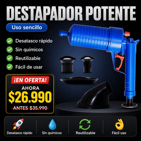 Desatascador de Aire Comprimido