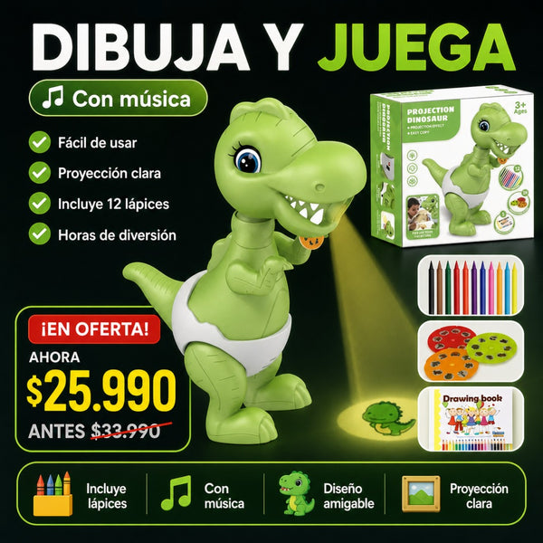 Dinosaurio Proyector Didáctico