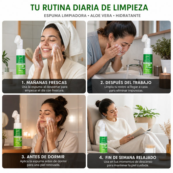 ESPUMA FACIAL ALOE VERA