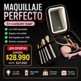 Estuche de Maquillaje con Espejo LED + Envío Gratis