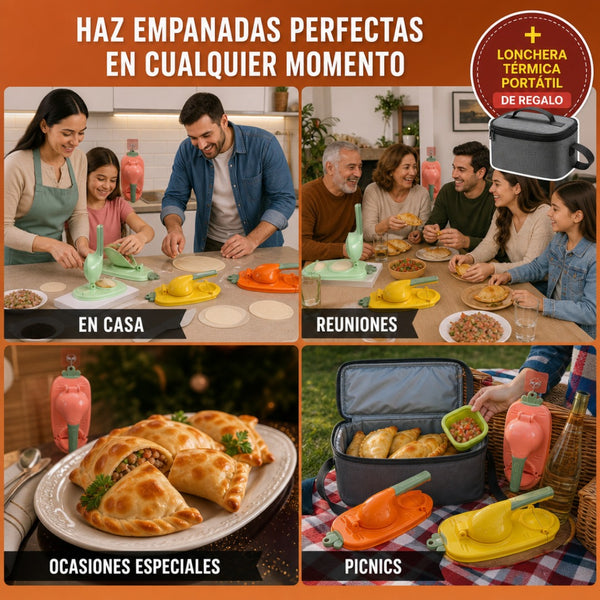 Fabricadora de empanadas + Envío Gratis + Lonchera térmica portátil de REGALO