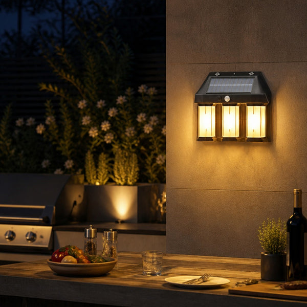 Farol Triple Solar para Camping