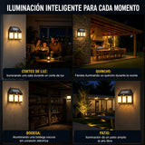 Farol Triple Solar para Camping