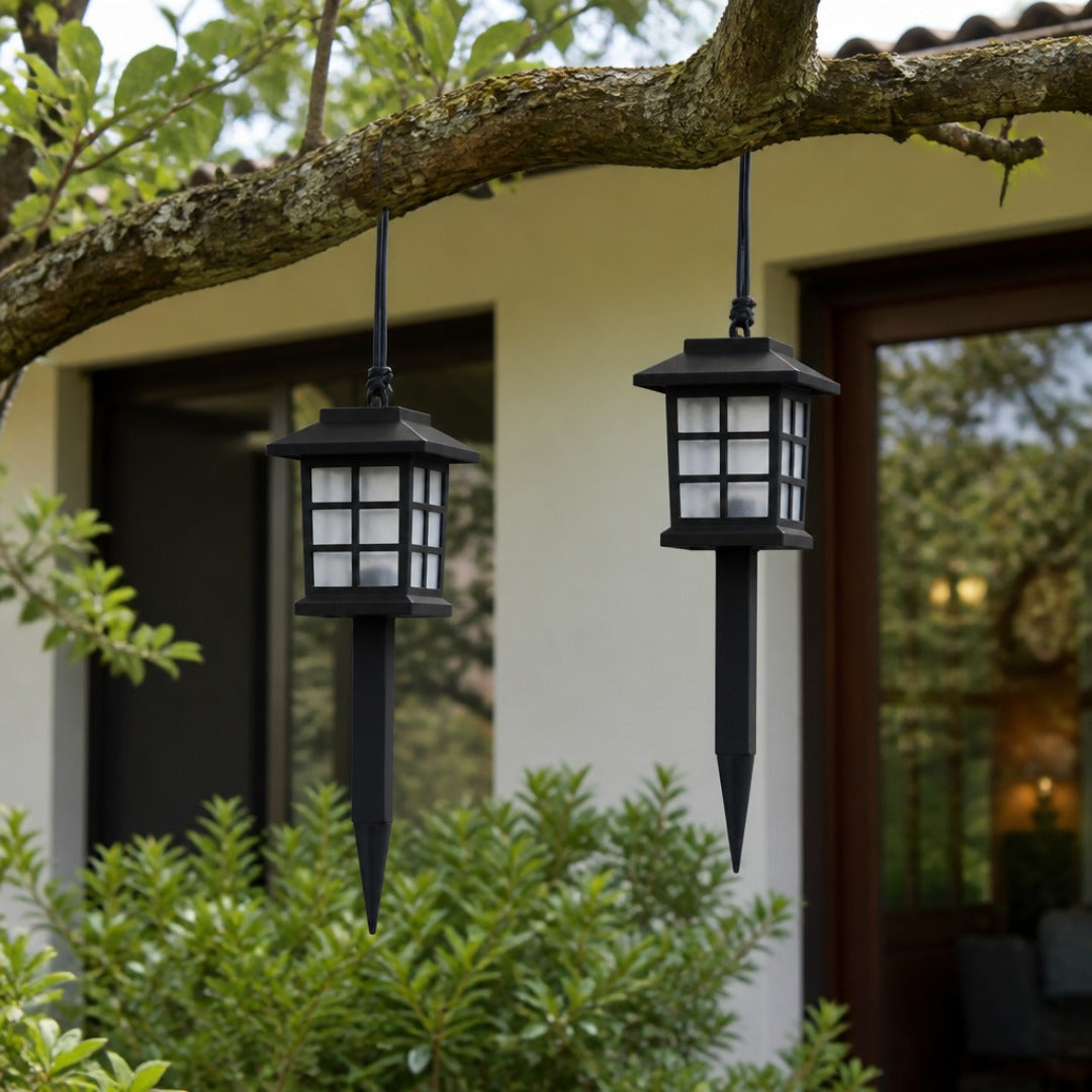 Farolas solares para exteriores 2pack