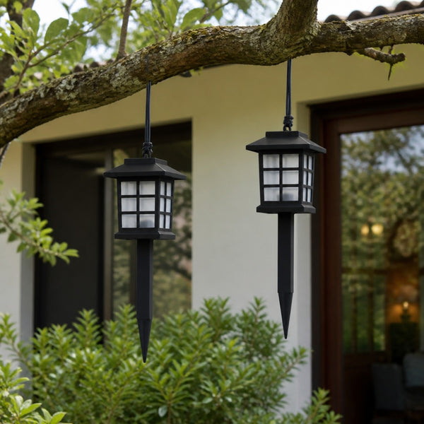 Farolas solares para exteriores 2pack
