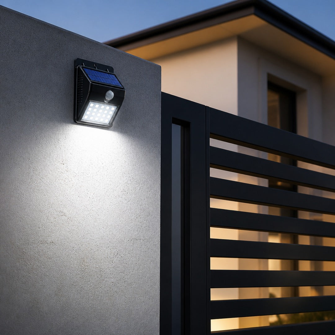 Foco Solar 30 LED con Sensor