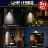 Foco Solar 30 LED con Sensor