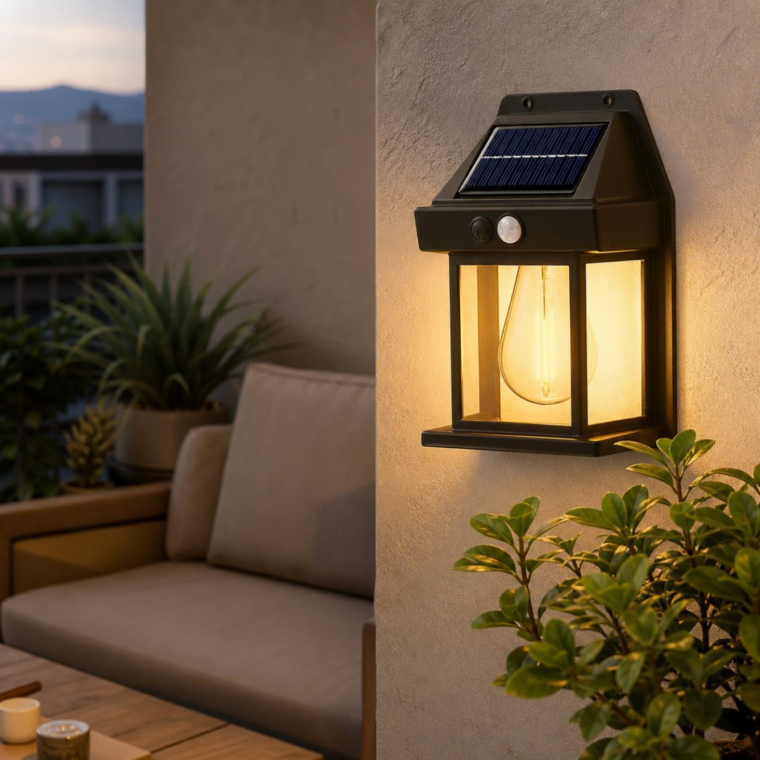 Foco Solar Luz Cálida Empalmado