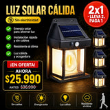 Foco Solar Luz Cálida Empalmado