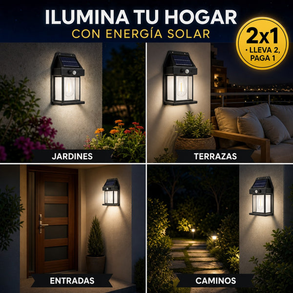 Foco Solar Luz Cálida Senso